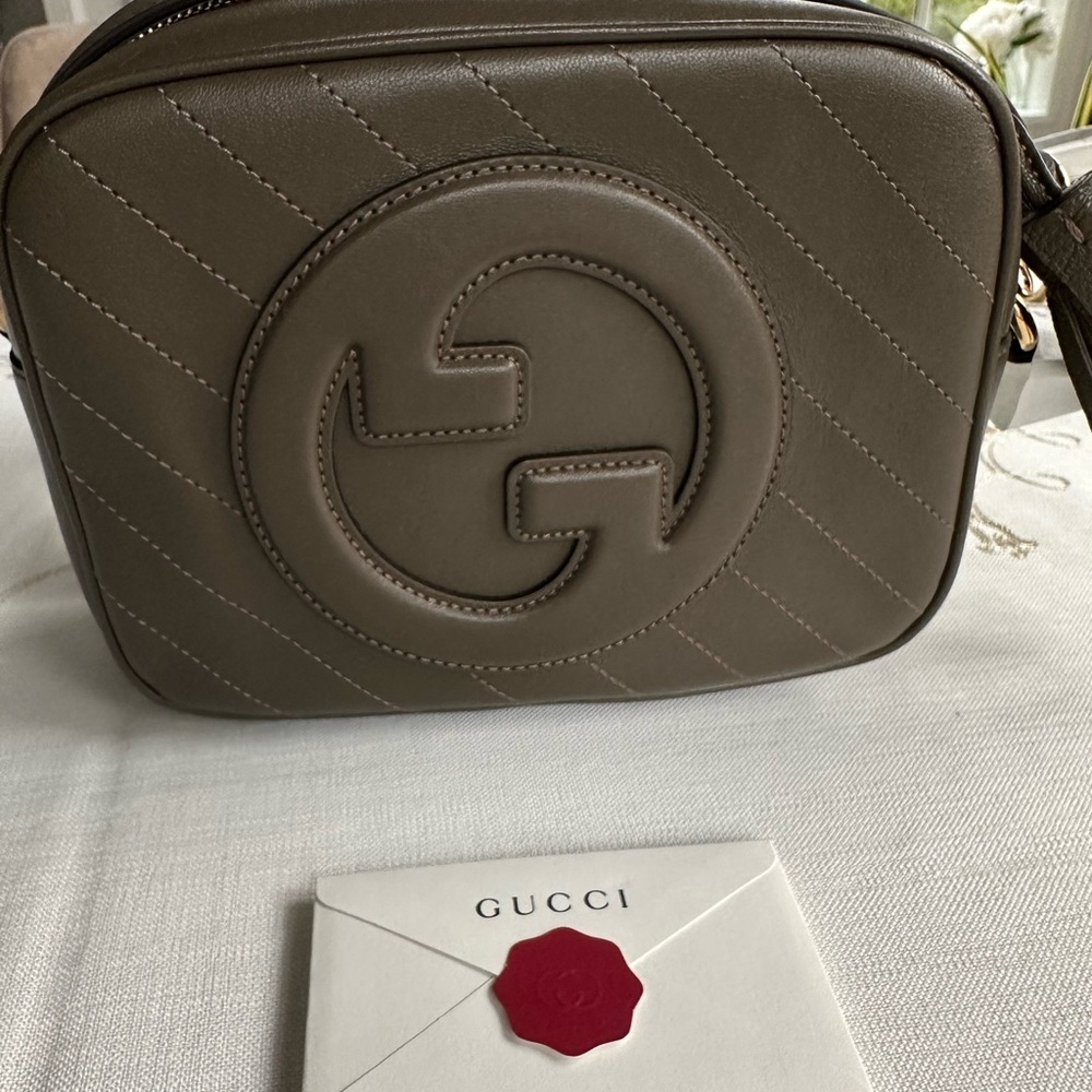 Gucci Green Leather Crossbody Bag - Picture 4 of 10